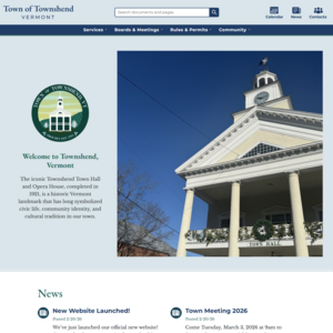 Town of Townshend, VT website