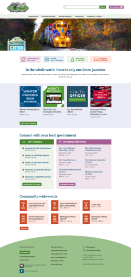 website development for a city