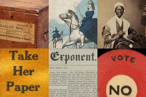 A collage of 6 of the images from new online exhibit