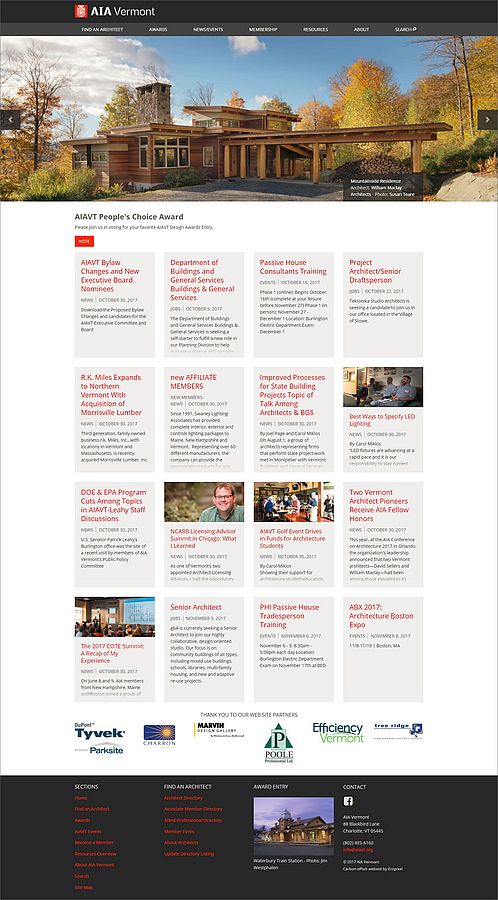 AIA Vermont website